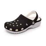 Sabots Crocs Homme Noir | Chaussures Plage EVA Légères | Couleurs Lagon — chaussure gauche