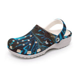 Sabots Crocs Homme Bénitier Bleu | Chaussures Plage EVA Légères | Couleurs Lagon — chaussure gauche