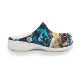 Sabots Crocs Homme Bénitier Bleu | Chaussures Plage EVA Légères | Couleurs Lagon — chaussure droite