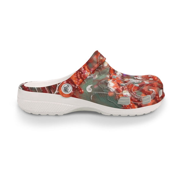 Sabots Crocs Homme Gorgones Rouge | Chaussures Plage EVA Légères | Couleurs Lagon — chaussure droite