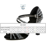 Chaussure Danse Latine Rouge et Noir 7.5-9 - Couleurs Lagon