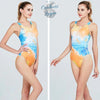 Maillot 1 pièce de compétition MEDUSES Couleurs Lagon