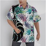 Chemise Hawaïenne Hommes Grandes Tailles Floral Palmier Coton - Couleurs Lagon