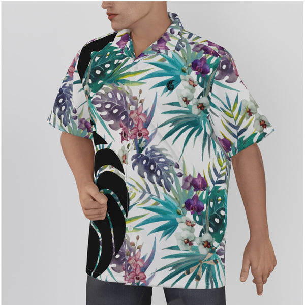 Chemise Hawaïenne Hommes Grandes Tailles Floral Palmier Coton - Couleurs Lagon
