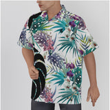 Chemise Hawaïenne Hommes Grandes Tailles Floral Palmier Coton - Couleurs Lagon