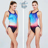Maillot 1 pièce de compétition MEDUSES Couleurs Lagon