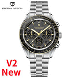 Montre Luxe Chronographe Analogique à Quartz SPEEDMASTER MoonWatch - Couleurs Lagon
