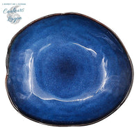 Assiette à salade en céramique BLEU LAGON - Couleurs Lagon - XL