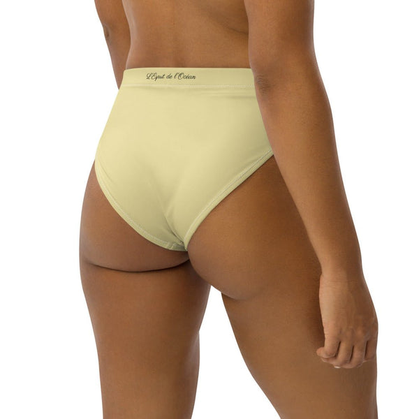 Bas de maillot de bain éco-responsable taille haute Couleurs Lagon BANANA - Couleurs Lagon