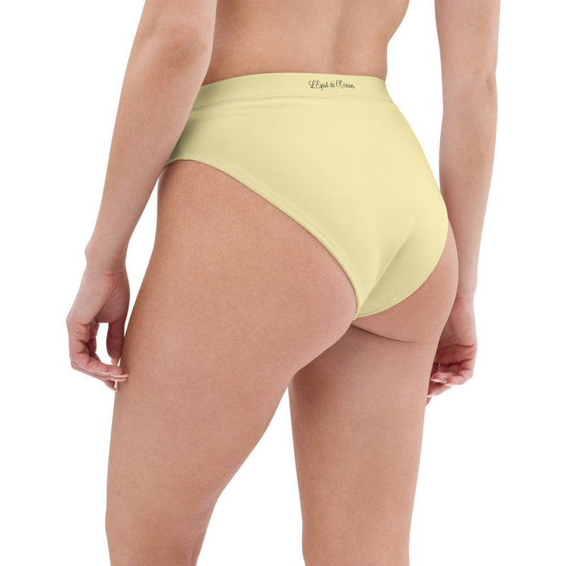 Bas de maillot de bain éco-responsable taille haute Couleurs Lagon BANANA - Couleurs Lagon