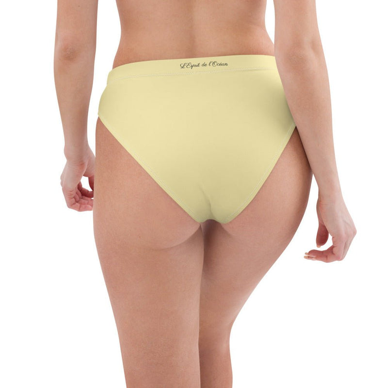 Bas de maillot de bain éco-responsable taille haute Couleurs Lagon BANANA - Couleurs Lagon