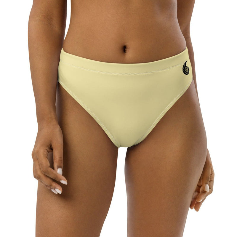 Bas de maillot de bain éco-responsable taille haute Couleurs Lagon BANANA - Couleurs Lagon