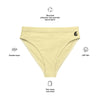 Bas de maillot de bain éco-responsable taille haute Couleurs Lagon BANANA - Couleurs Lagon