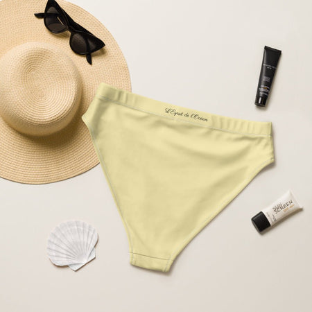 Bas de maillot de bain éco-responsable taille haute Couleurs Lagon BANANA - Couleurs Lagon