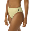 Bas de maillot de bain éco-responsable taille haute Couleurs Lagon BANANA - Couleurs Lagon