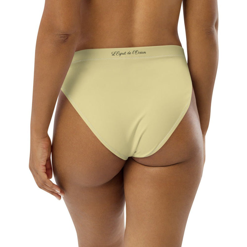 Bas de maillot de bain éco-responsable taille haute Couleurs Lagon BANANA - Couleurs Lagon