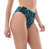 Bas de maillot de bain éco-responsable taille haute Couleurs Lagon BLEU BENITIER - Couleurs Lagon