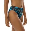 Bas de maillot de bain éco-responsable taille haute Couleurs Lagon BLEU BENITIER - Couleurs Lagon