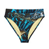 Bas de maillot de bain éco-responsable taille haute Couleurs Lagon BLEU BENITIER - Couleurs Lagon