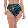 Bas de maillot de bain éco-responsable taille haute Couleurs Lagon BLEU BENITIER - Couleurs Lagon