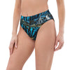 Bas de maillot de bain éco-responsable taille haute Couleurs Lagon BLEU BENITIER - Couleurs Lagon