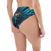 Bas de maillot de bain éco-responsable taille haute Couleurs Lagon BLEU BENITIER - Couleurs Lagon