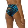 Bas de maillot de bain éco-responsable taille haute Couleurs Lagon BLEU BENITIER - Couleurs Lagon