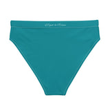 Bas de maillot de bain éco-responsable taille haute Couleurs Lagon BLUE - Couleurs Lagon