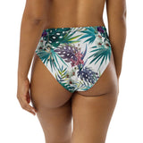 Culotte bain floral 2 taille haute éco — dos Couleurs Lagon Nouvelle-Calédonie