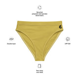 Bas bikini gold éco-responsable — vue arrière Couleurs Lagon