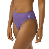 Bas de maillot de bain éco-responsable taille haute Couleurs Lagon LAVENDER - Couleurs Lagon