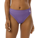 Bas de maillot de bain éco-responsable taille haute Couleurs Lagon LAVENDER - Couleurs Lagon