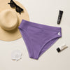 Bas de maillot de bain éco-responsable taille haute Couleurs Lagon LAVENDER - Couleurs Lagon