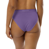 Bas de maillot de bain éco-responsable taille haute Couleurs Lagon LAVENDER - Couleurs Lagon