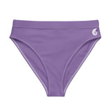 Bas de maillot de bain éco-responsable taille haute Couleurs Lagon LAVENDER - Couleurs Lagon