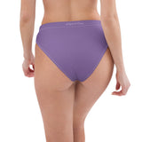 Bas de maillot de bain éco-responsable taille haute Couleurs Lagon LAVENDER - Couleurs Lagon