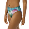 Bas de maillot de bain éco-responsable taille haute Couleurs Lagon MARINE 1 MEDUSE - Couleurs Lagon