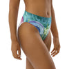 Bas de maillot de bain éco-responsable taille haute Couleurs Lagon MARINE 1 MEDUSE - Couleurs Lagon
