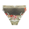 Bas de maillot de bain éco-responsable taille haute Couleurs Lagon MARINE 2 - Couleurs Lagon