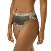 Bas de maillot de bain éco-responsable taille haute Couleurs Lagon MARINE 2 - Couleurs Lagon
