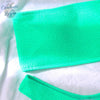 Bikini 2 pièces Brésilien Bandeau Tangua COULEURS PRAIRIE - Couleurs Lagon