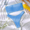Bikini 2 pièces Brésilien Bandeau Tangua COULEURS PRAIRIE - Couleurs Lagon