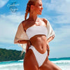 Bikini 2 pièces Brésilien Bandeau Tangua COULEURS PRAIRIE - Couleurs Lagon