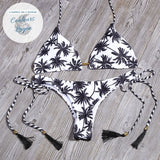 Bikini Floral Tangua BRASIL - Couleurs Lagon