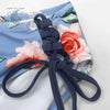 Bikini Push Up Bleu AZUR Fleuri - Couleurs Lagon