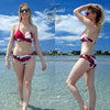 Bikini Push-Up Floral Star - Couleurs Lagon