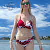 Bikini Push-Up Floral Star - Couleurs Lagon