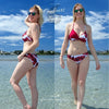 Bikini Push-Up Floral Star - Couleurs Lagon
