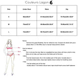 Bikini Push-Up Tangua Brésilien ROSE FLORAL - Couleurs Lagon