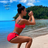 Bikini Sport Rashguard Brésilien SAVAGE - Couleurs Lagon